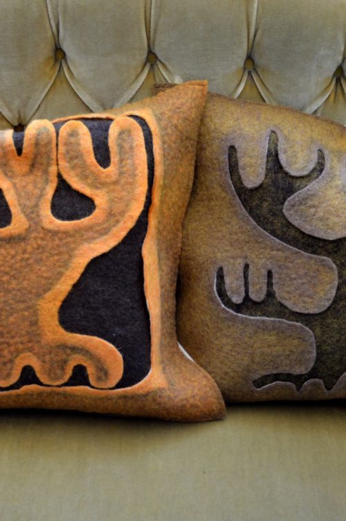 Felting tutorial, How to felt using cutting techniques and carded wool