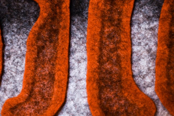 Wall hanging "Oaks of Memory", textile art object, Diptych - Image 6