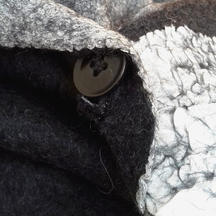 Nunofelted poncho - Image 3