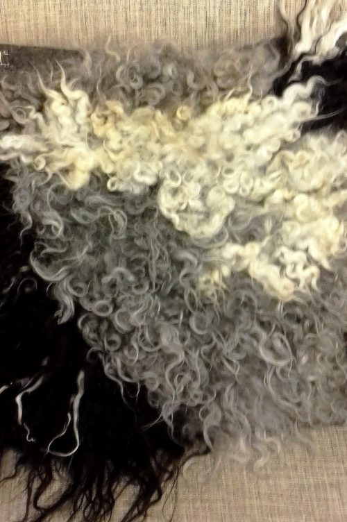 Handmade "vegetarian sheepskin" pillowcase