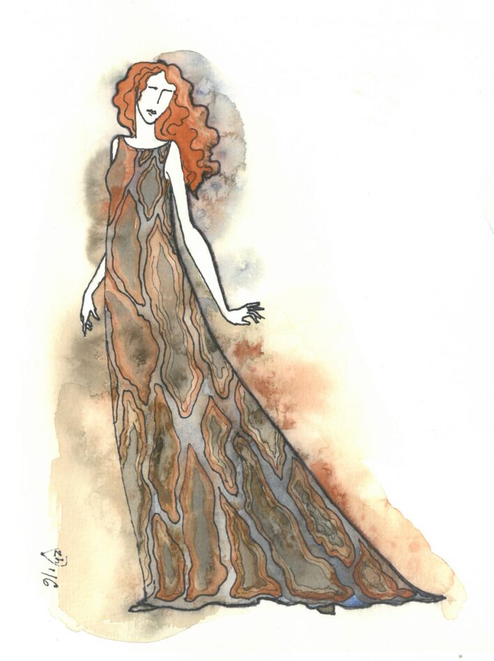 Evening Gown "Forest Queen" - Image 8