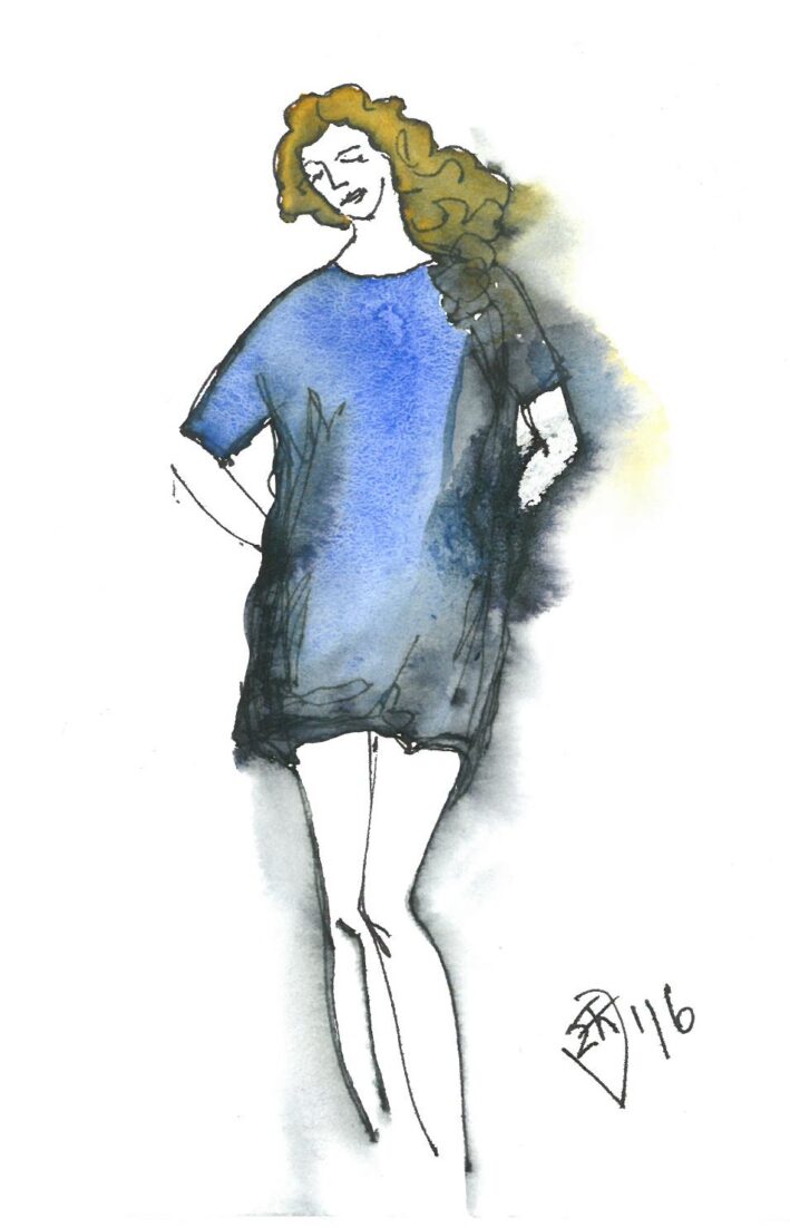 Top/sweater, asymmetric - Image 4