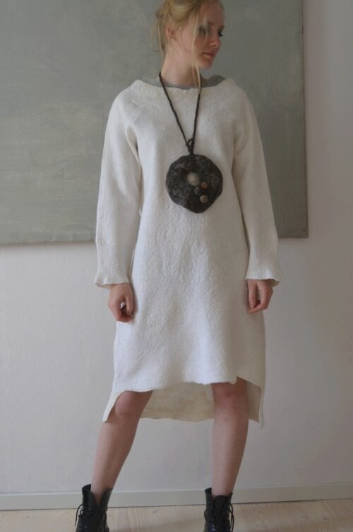 Dress, nunofelted
