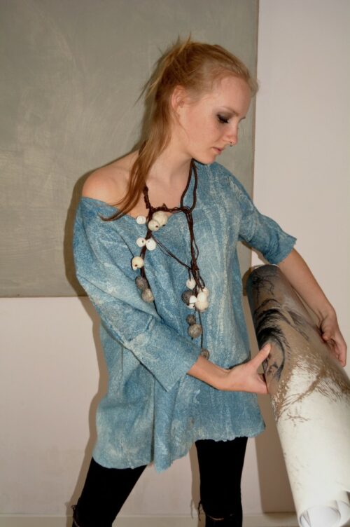 Top/sweater, asymmetric
