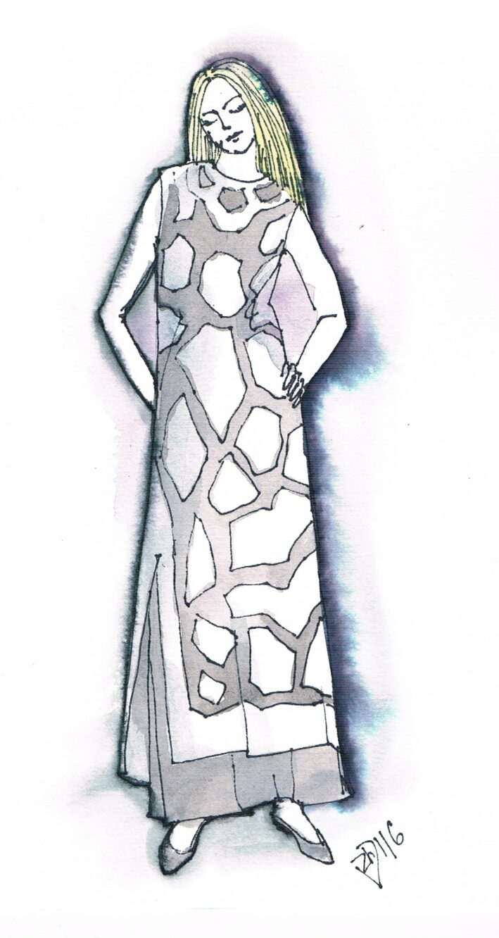 Evening Gown art dress - Image 5