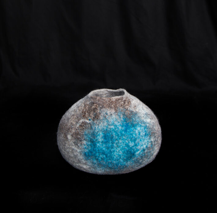 Felted bowls turquoise - Image 3