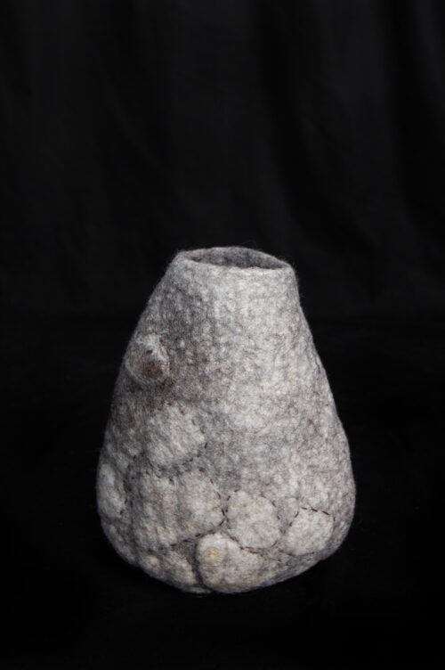 Woolen vase