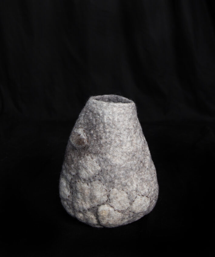 Woolen vase