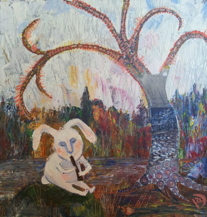 Autumn melody, painting